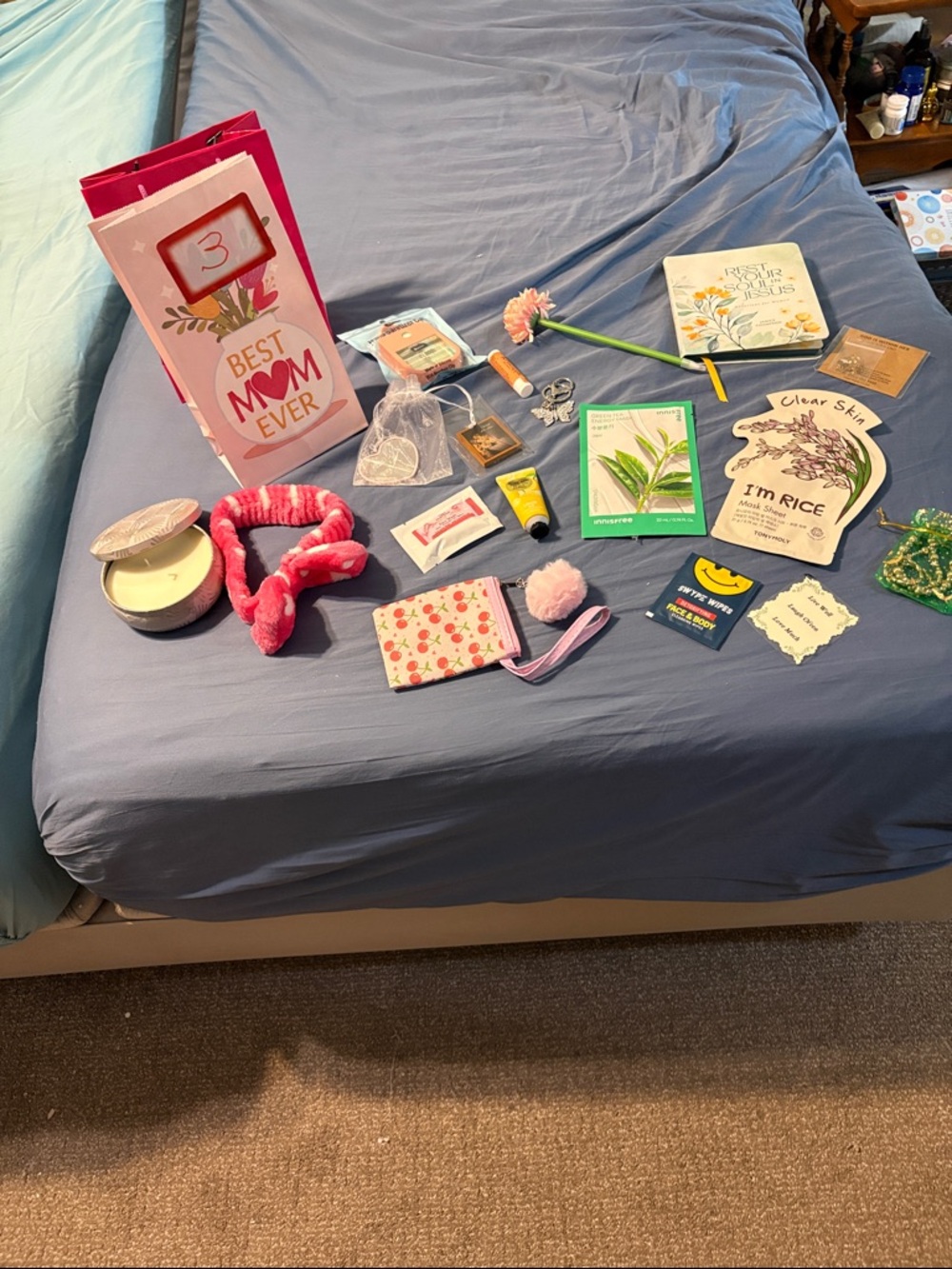 Best Mom Ever Pink Gift Bag #3  Pink Accessories Gift Set for Mother’s Day.
